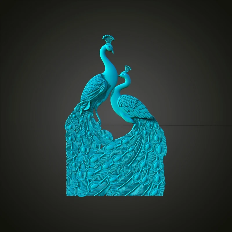 SR ART sculptural peacock design