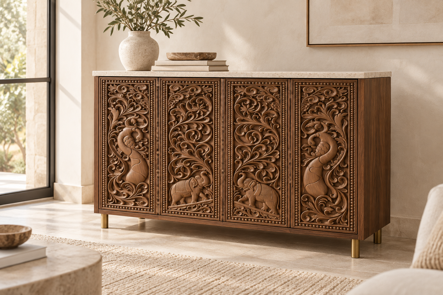 Walnut sideboard concept